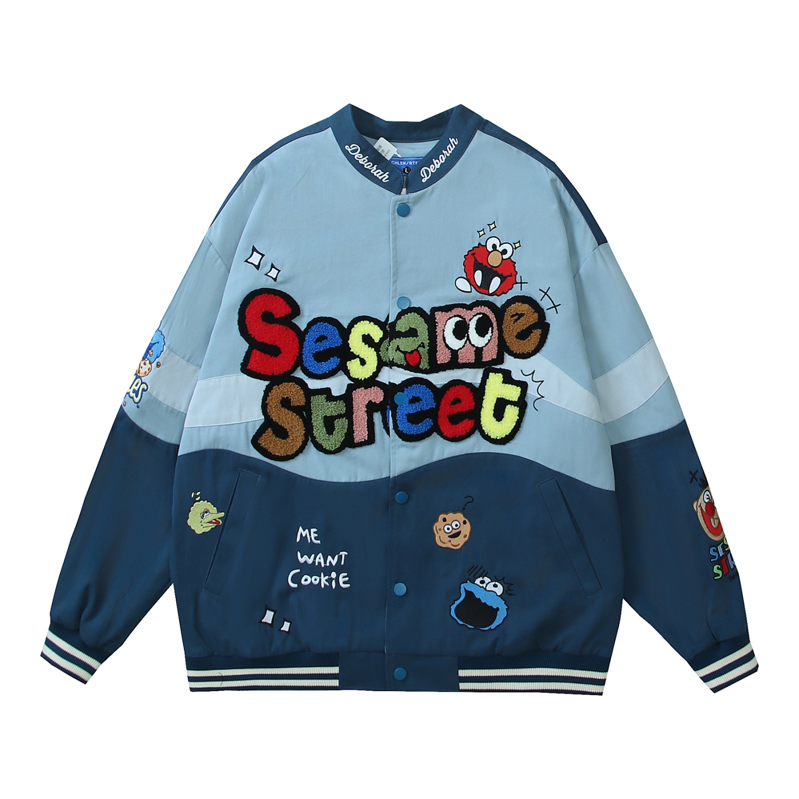 Sesame Street Emblem Stadium Jumper Jacket blouson ユニセックス