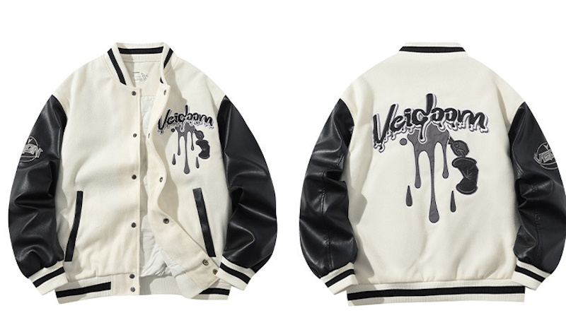 Graffiti American Warm Stadium Jumper Baseball Jacket blouson ユニ