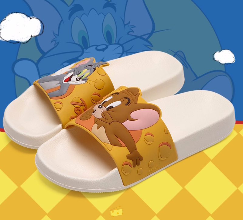 tom and jerry Tom & Jerry slippers flip flops soft bottom sandals