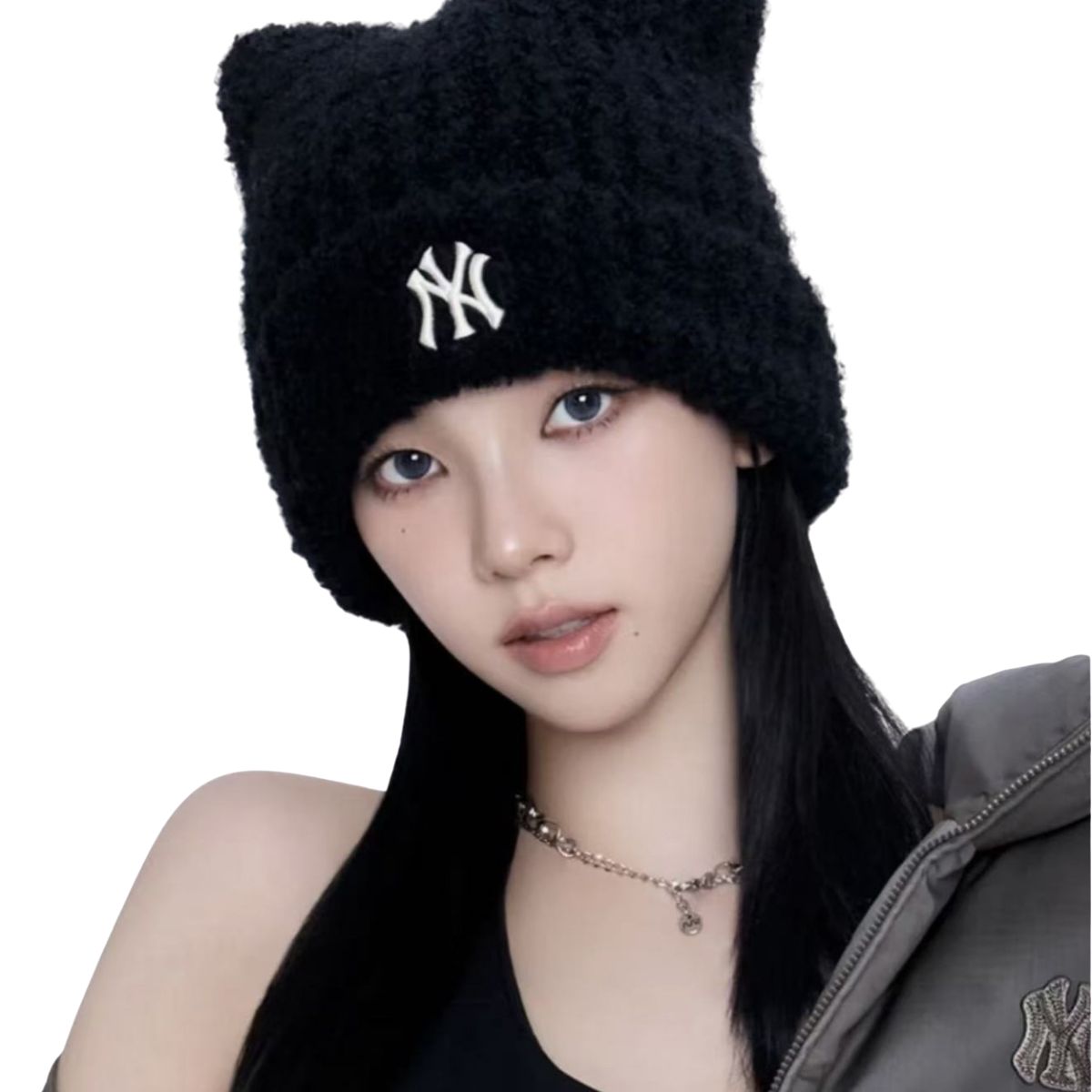 MLB Korea MLB Korea Plush Meow Beanie エムエルビー コリア 猫耳
