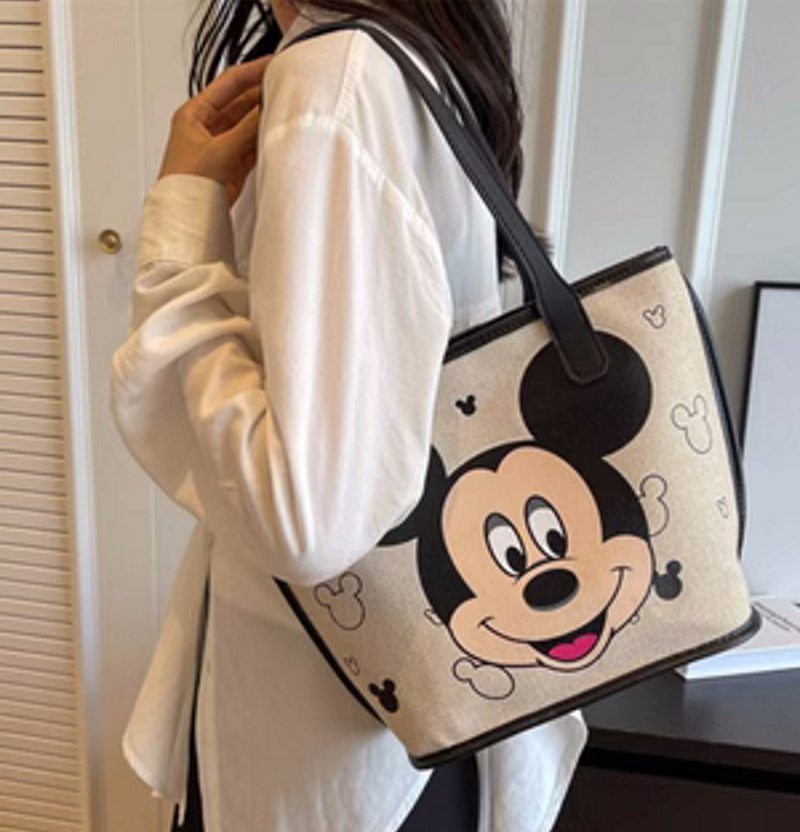 Mickey Mouse & Cross Motif tote shoulder bag ミッキーマウス