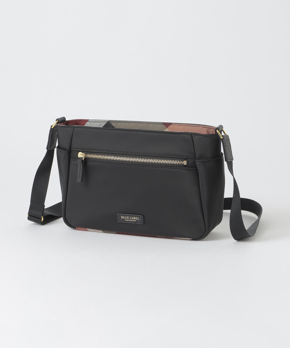 パーシャルクレストブリッジチェックナイロンミニショルダー（バッグ