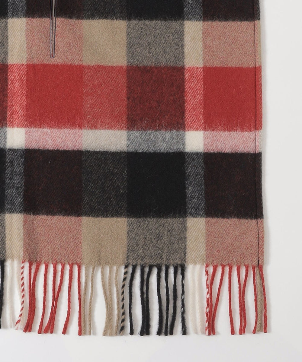 クレストブリッジチェックフード付きストール（マフラー・ストール