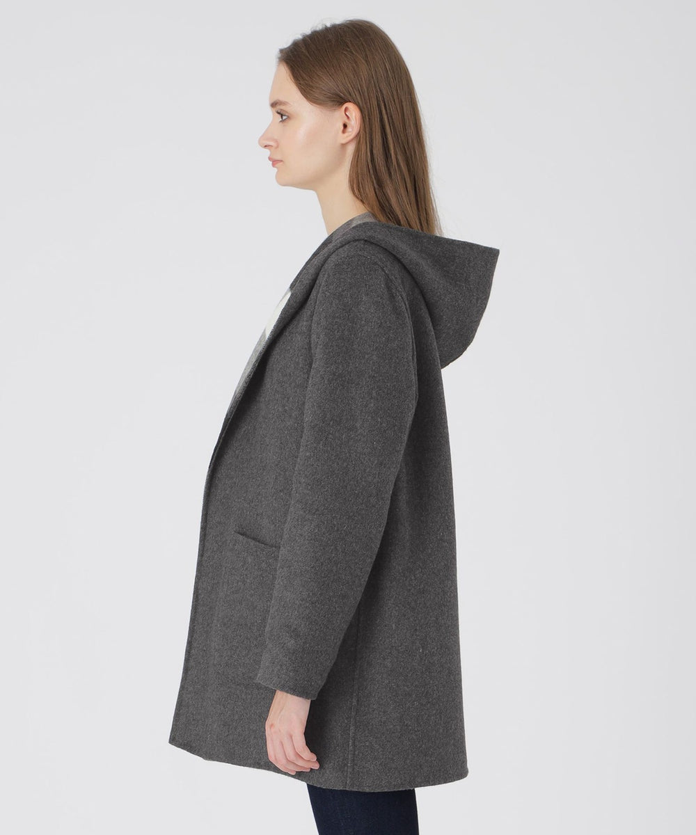 クレストブリッジチェックリバーポリウールコーディガン（コート