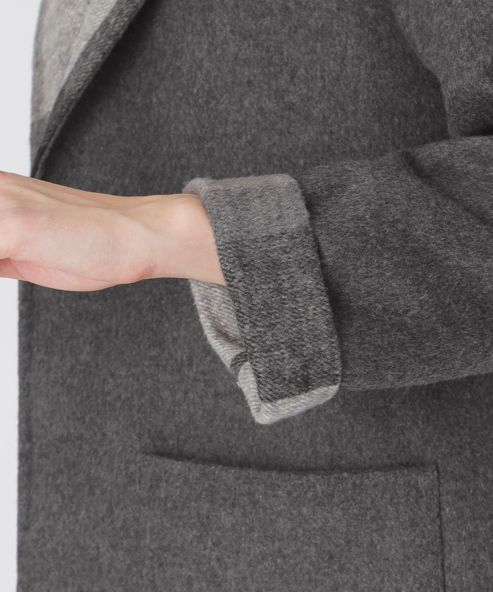 クレストブリッジチェックリバーポリウールコーディガン（コート