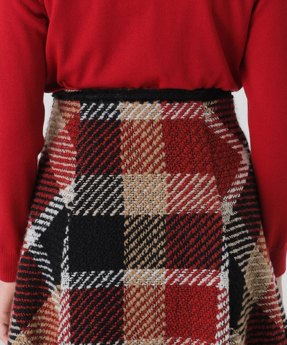 10th ANNIVERSARY】クレストブリッジチェックロービングツィードフレア