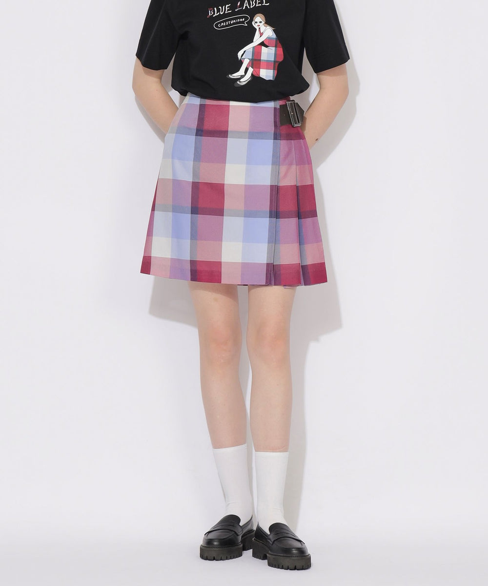 原宿・WEB限定】クレストブリッジチェックカラミクロスミニスカート