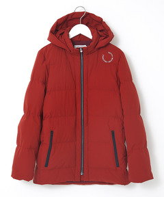 レディース ストレッチ フード付き ダウンジャケット【撥水加工】通販