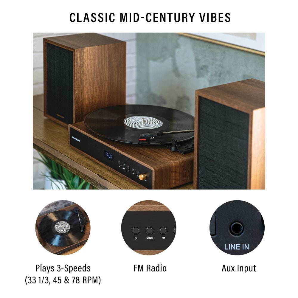 Alto Record Player With Speakers | Crosley Radio