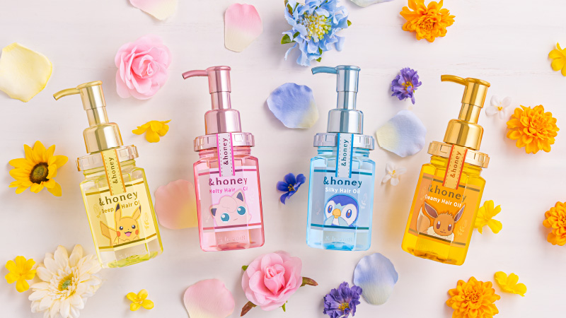 &honey(アンドハニー）限定ポケモンデザインへアオイル 特設ページ
