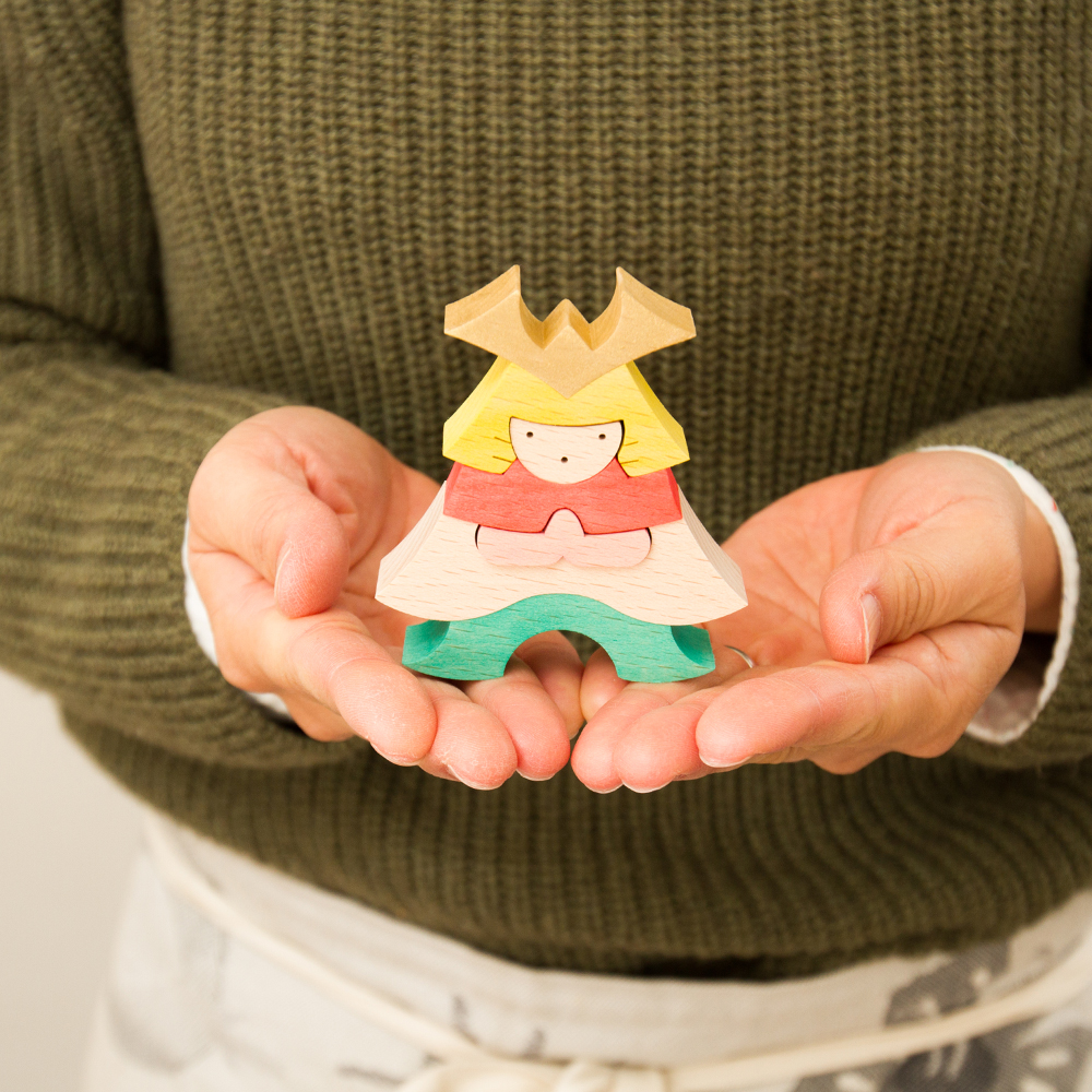 鯉武者と金太【小黒三郎の五月人形】【KK247】 | ANDCHILD