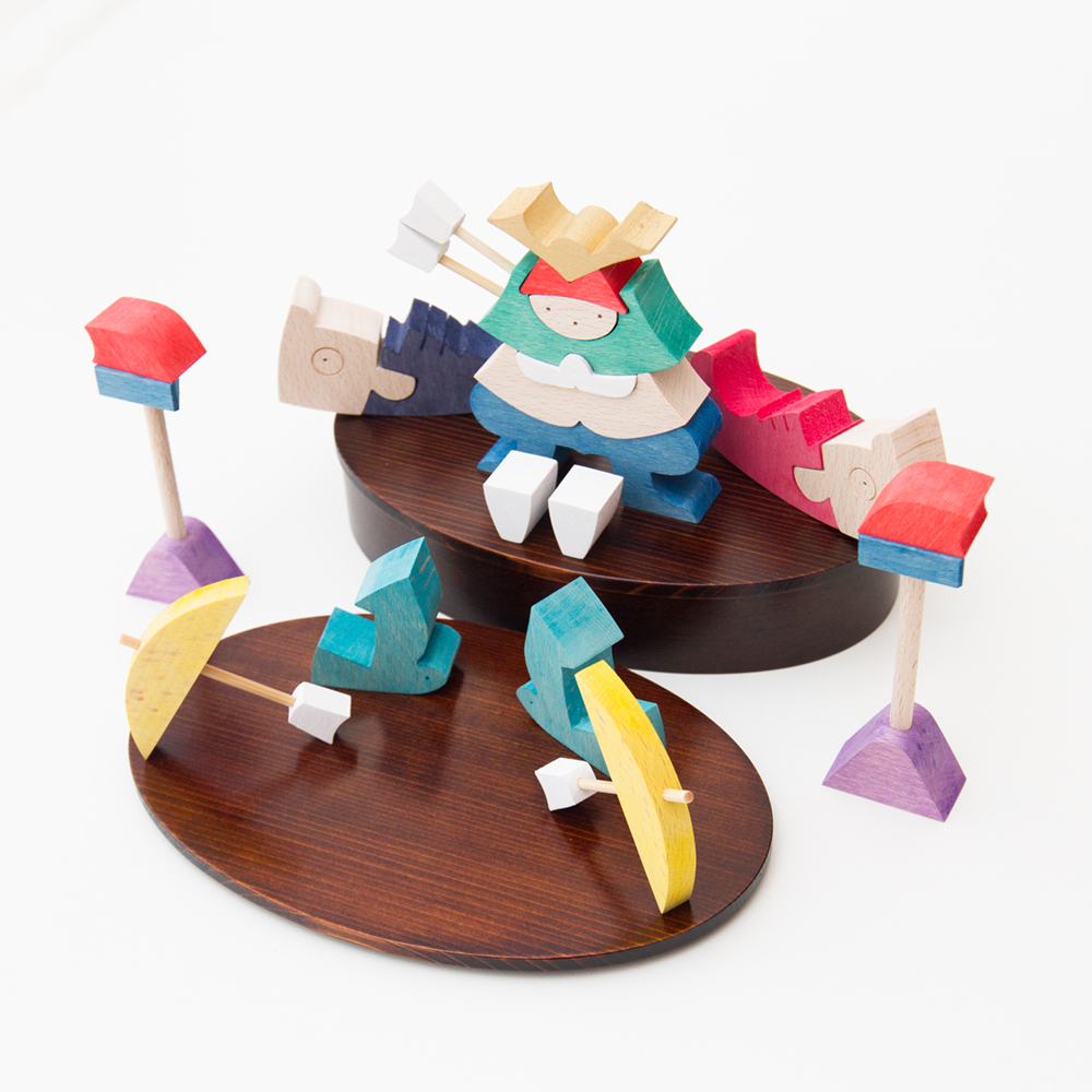 楕円鯉武者【小黒三郎の五月人形】【KK223】 | ANDCHILD