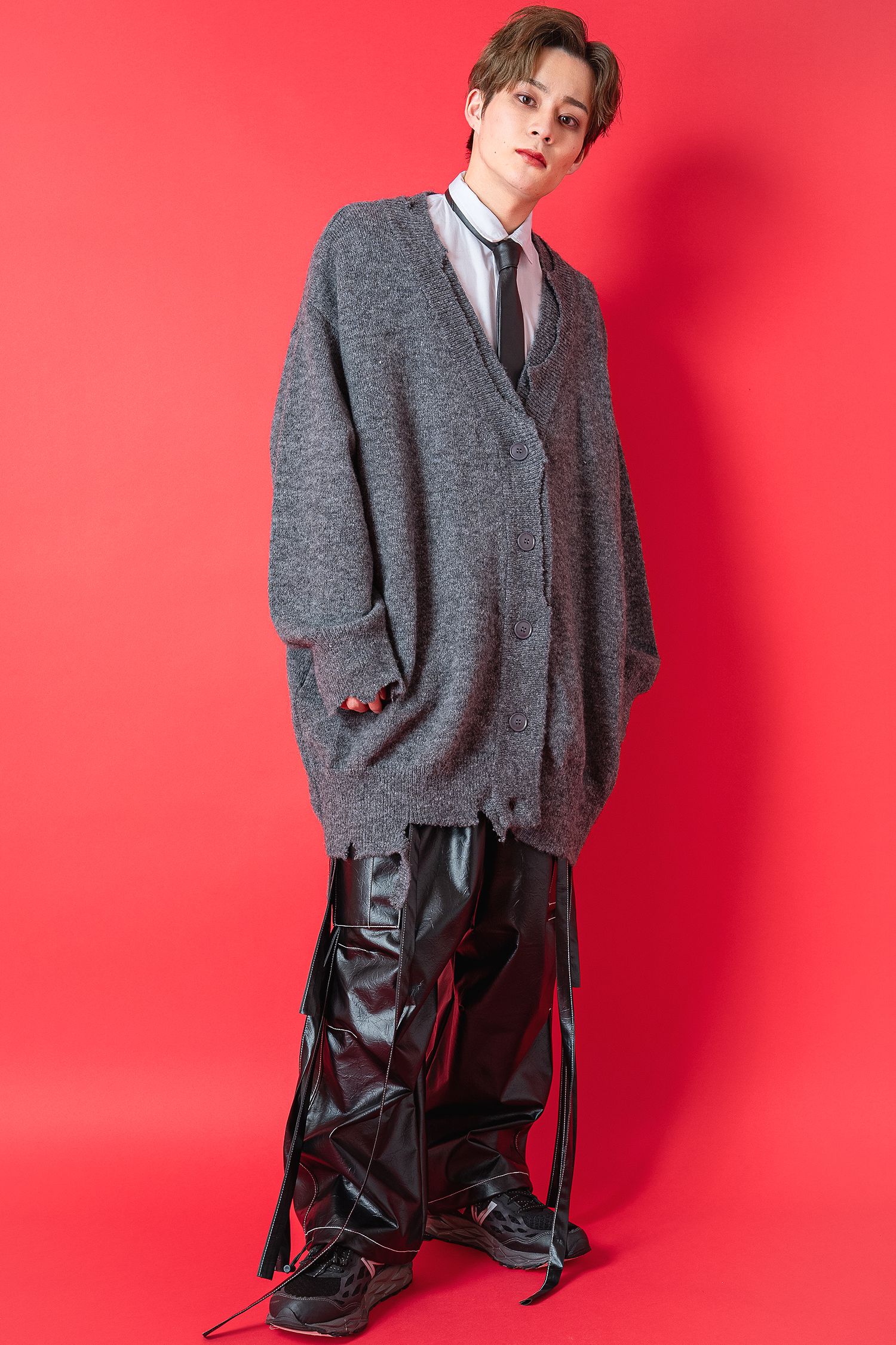 レザーテクノパンツ ankoROCK(アンコロック) メンズ レディース ユニ