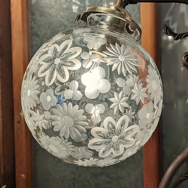 MADE in GDR フォン・シアーホルツ 色絵人物 スタンドライト ランプ