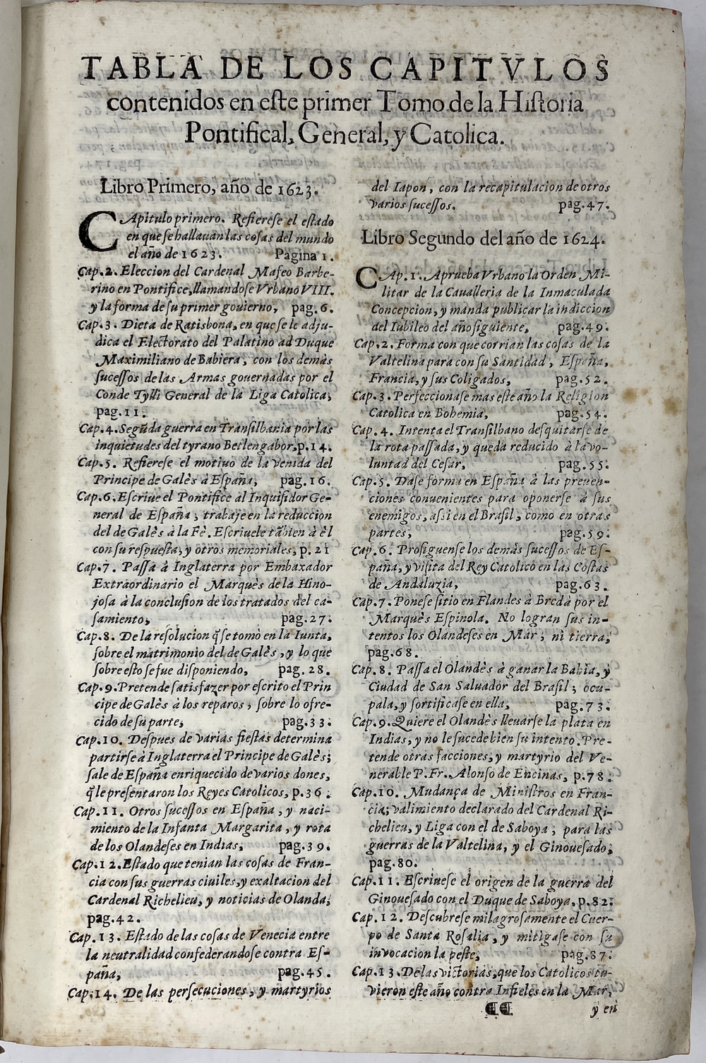 教皇と一般（世俗）、カソリックの歴史：第6部』（1623年から1644年