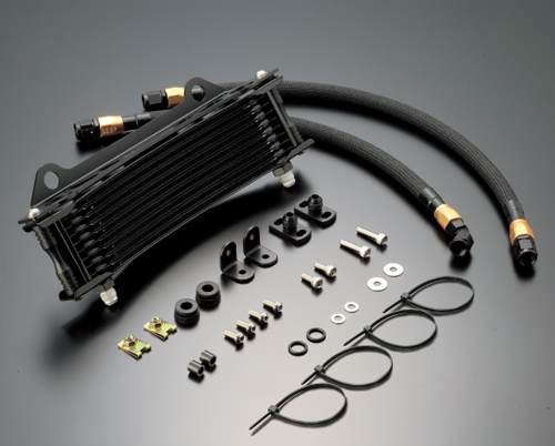 オイルクーラーキット (下出し) ラウンド #6 9-10R ブラック仕様 | ACTIVE