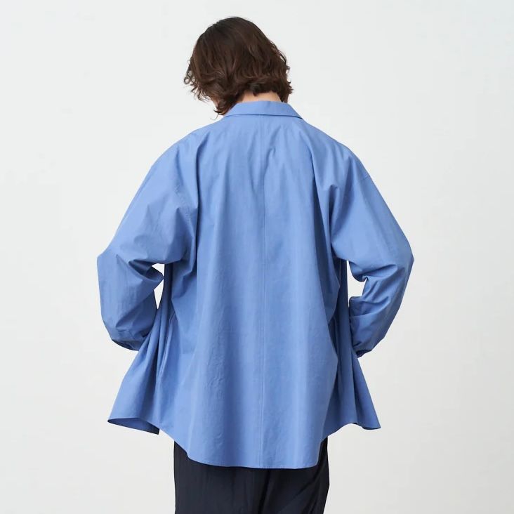 ATON - 【残りわずか】Shrink Broad Oversized Shirt | ACRMTSM ONLINE