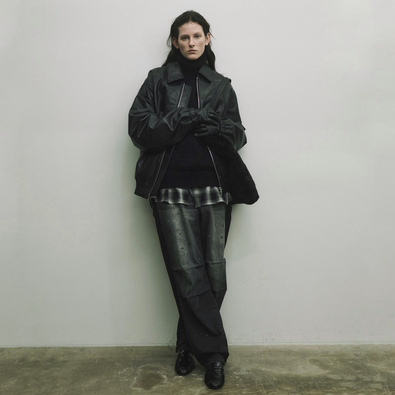 ssstein - 【残りわずか】Leather Zip Short Jacket | ACRMTSM ONLINE