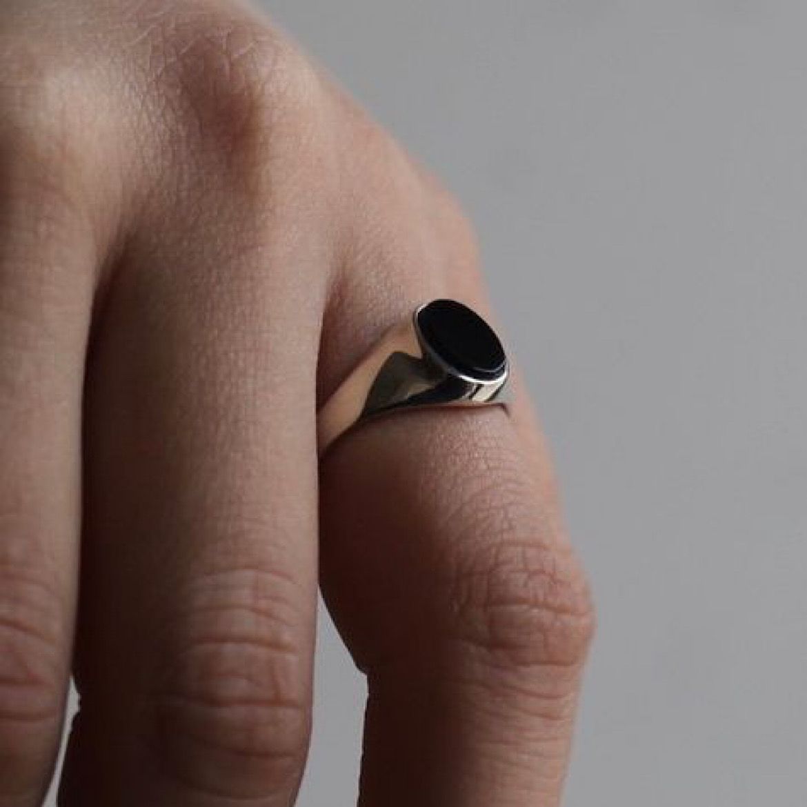 Garden of Eden - 【残り一点】Signet Oval Ring S(ONYX) | ACRMTSM