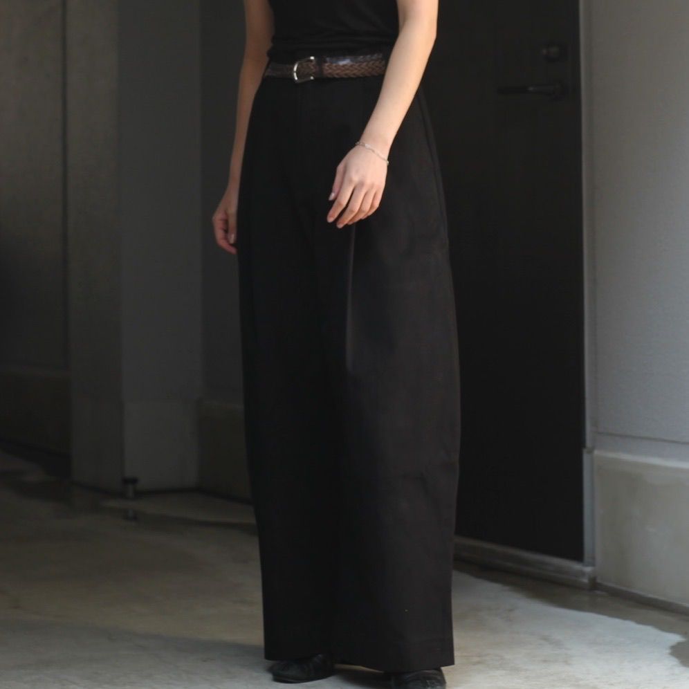 STUDIO NICHOLSON - 【残りわずか】Deep Pleat Volume Pant(SORTE