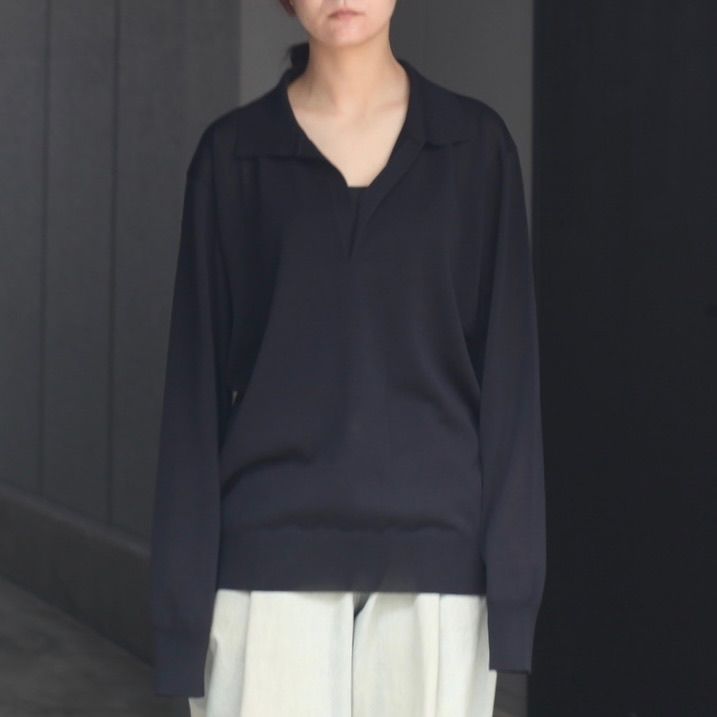 ssstein - 【残りわずか】Wool/Silk Knit Skipper LS | ACRMTSM ONLINE