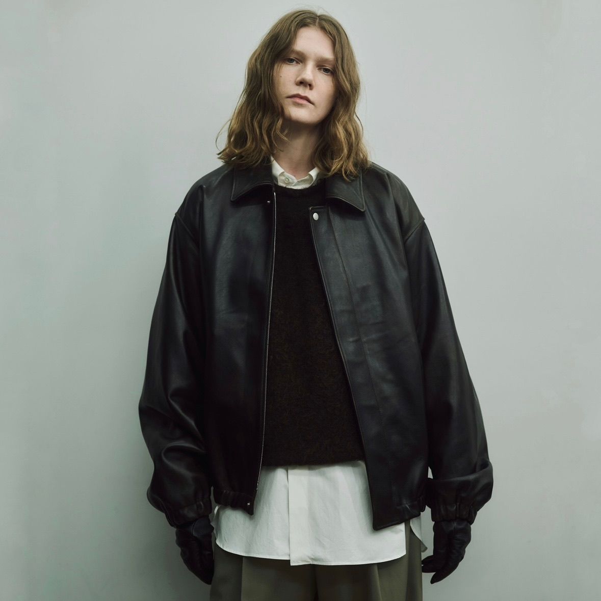 ssstein - 【残りわずか】Sheep Leather Zip Short Jacket | ACRMTSM