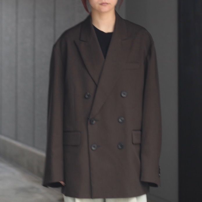 ssstein - 【残り一点】Oversized Double Breasted Jacket(2/90 WOOL