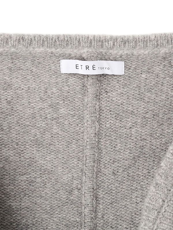 ETRE TOKYO - レイヤードニットラップスカート (GREY) | ADDICT WEB SHOP