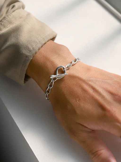 TEN. - ムードフープブレスレット SV シルバー 全長 19.5cm MEDIUM