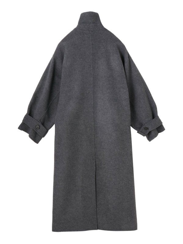 ETRE TOKYO - ミリタリーロングリバーコート - GREY | ADDICT WEB SHOP