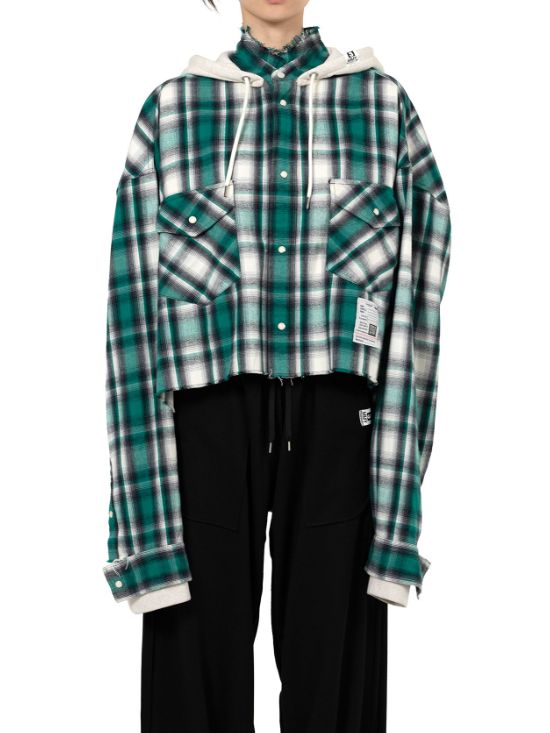 Maison MIHARA YASUHIRO - 【レディース】フードコンバインドチェック