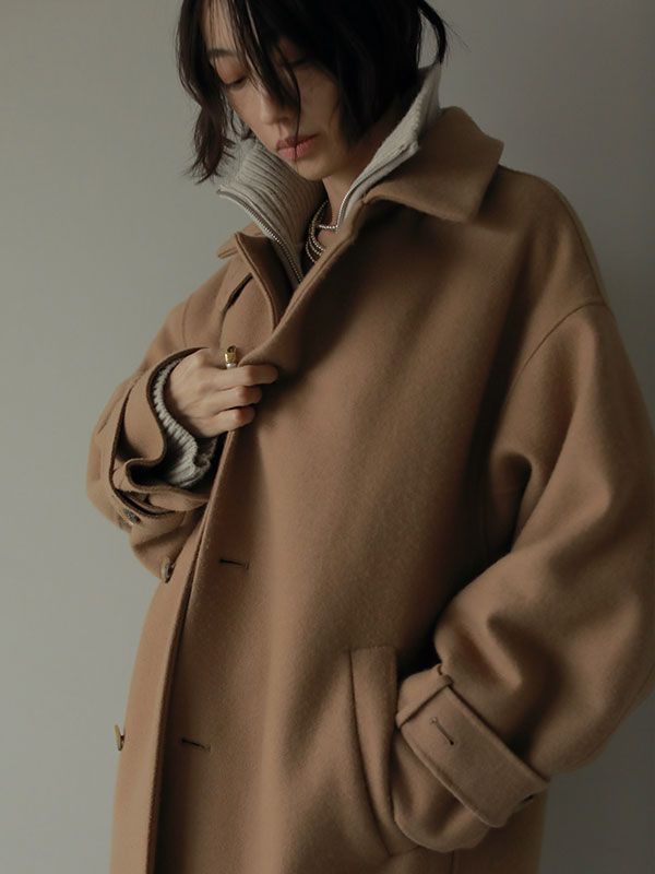 ETRE TOKYO - ミリタリーロングリバーコート - BEIGE | ADDICT WEB SHOP