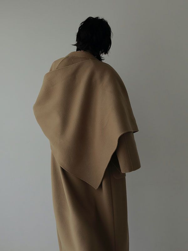 ETRE TOKYO - リバーストールロングコート - BEIGE | ADDICT WEB SHOP