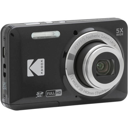 Kodak PIXPRO FZ55 Friendly Zoom Digital Camera, Black, With SD