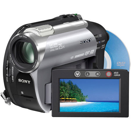 Sony DCR-DVD308 DVD Handycam Camcorder, 25x Optical, 2000x Digital