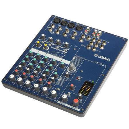 Yamaha MG82CX 8-Channel Stereo Mixer with 2 Mono Inputs and 3
