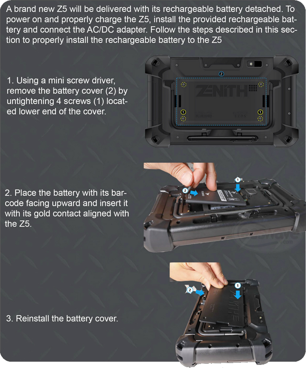 EZDS Zenith Z5 Scan tool J2534 Asian Domestic European