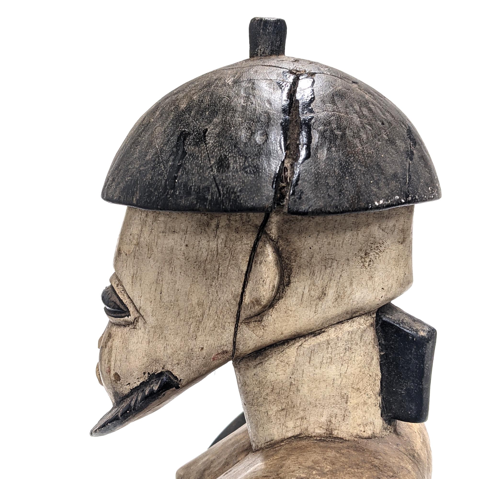 ウロボ族彫像 高さ50cm アフリカンアート 木彫刻 (f340-16) - アフリカ