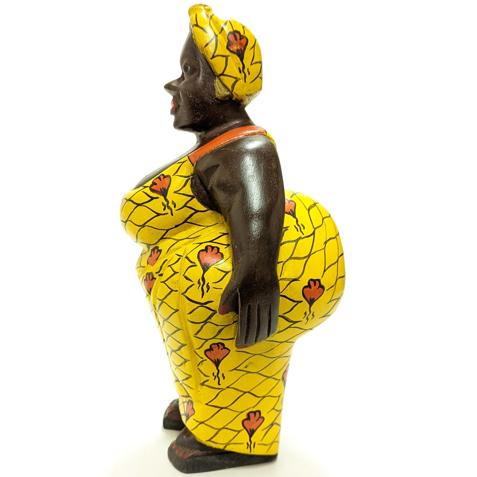 アフリカンアート 木製人型彫刻 2体セット 希少 パラオ トコベイ