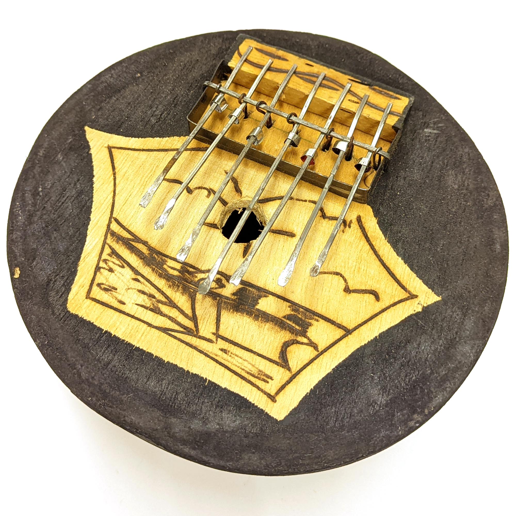 ひょうたん カリンバ 指ピアノ アフリカ 民族楽器 （n121-22