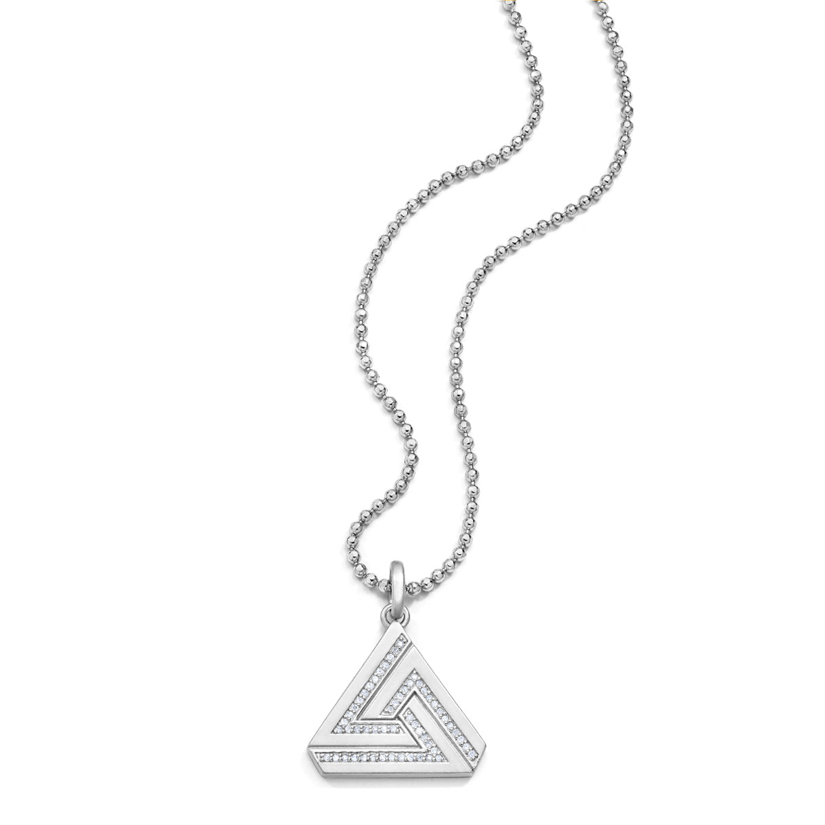 Small Silver Abracadabra Triangle Series 1 – AB CORP