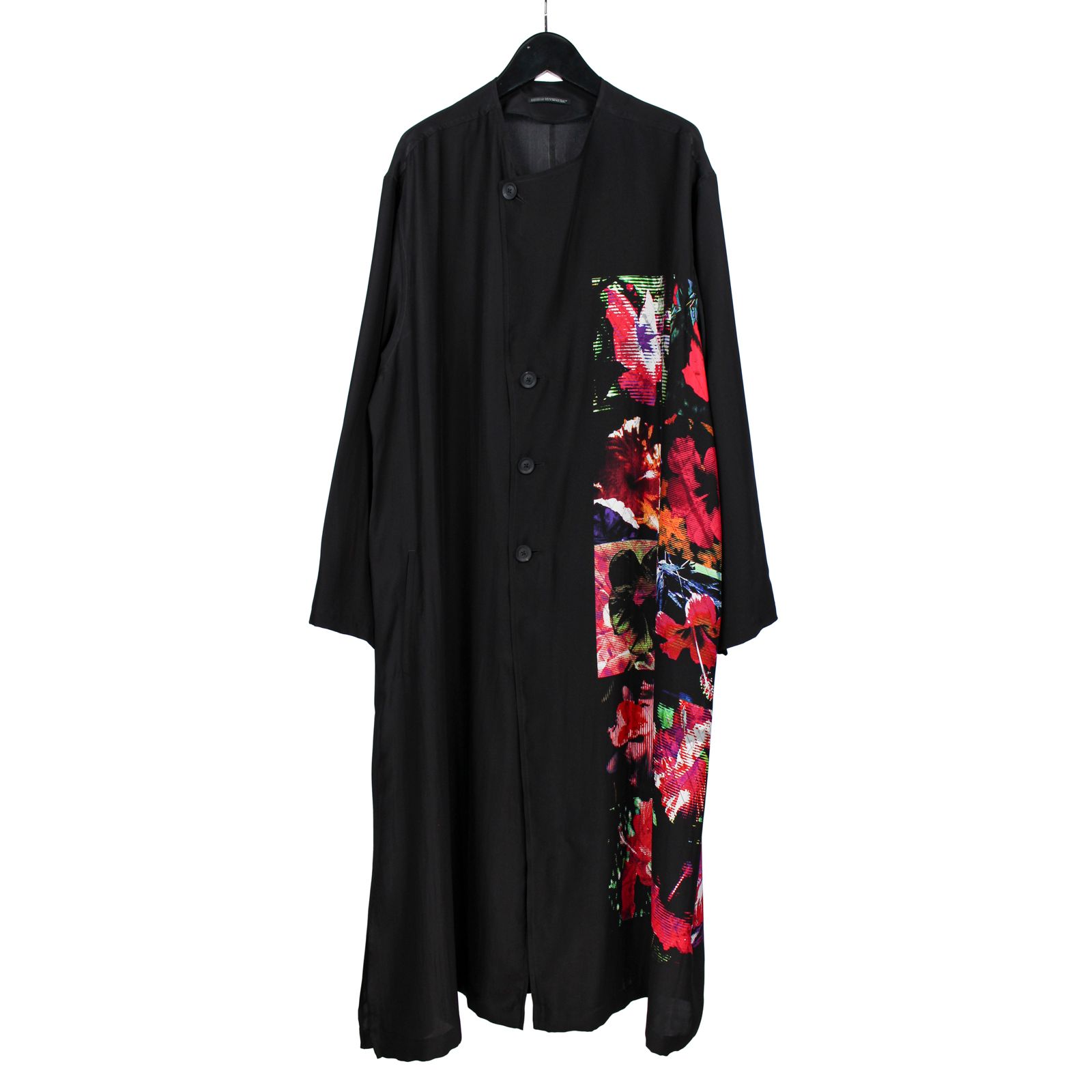 yohji yamamoto - pour homme ノーカラー花柄D / HG-D03-410 | ALUBUS