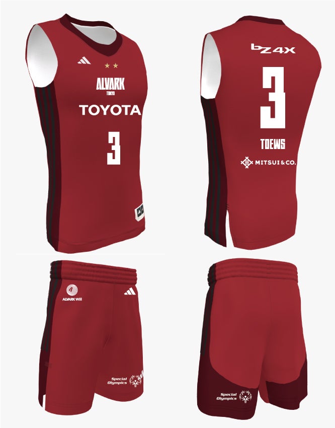 アルバルク東京 2025-26シーズンALVARK FAN ユニフォーム 2025-26