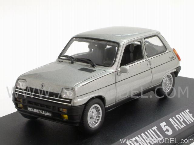 norev Renault 5 Alpine Turbo 1982 (Silver) (1/43 scale model)