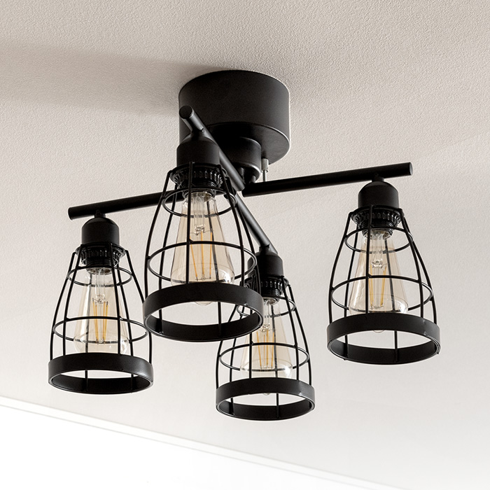 4灯シーリングライトjill(ジル)クロスタイプ | 家具・インテリア通販