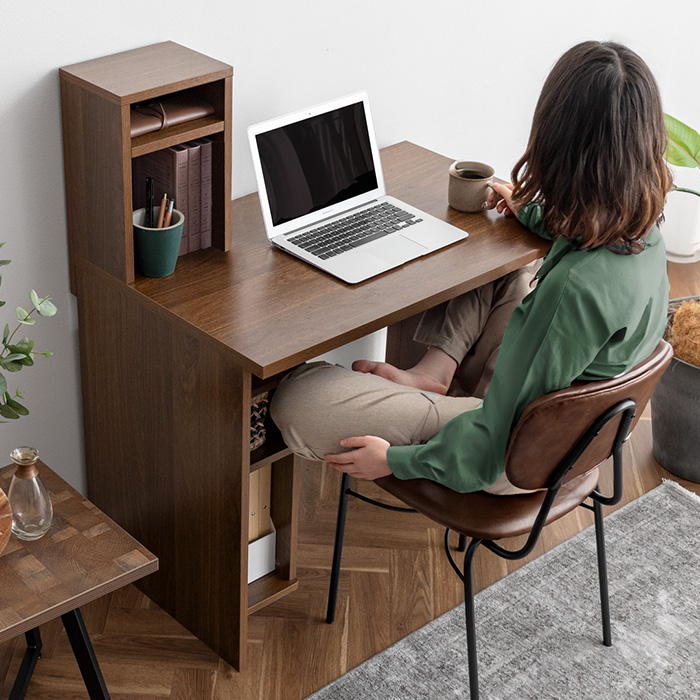 収納付きコンパクトデスク Edna(エドナ) | 家具・インテリア通販
