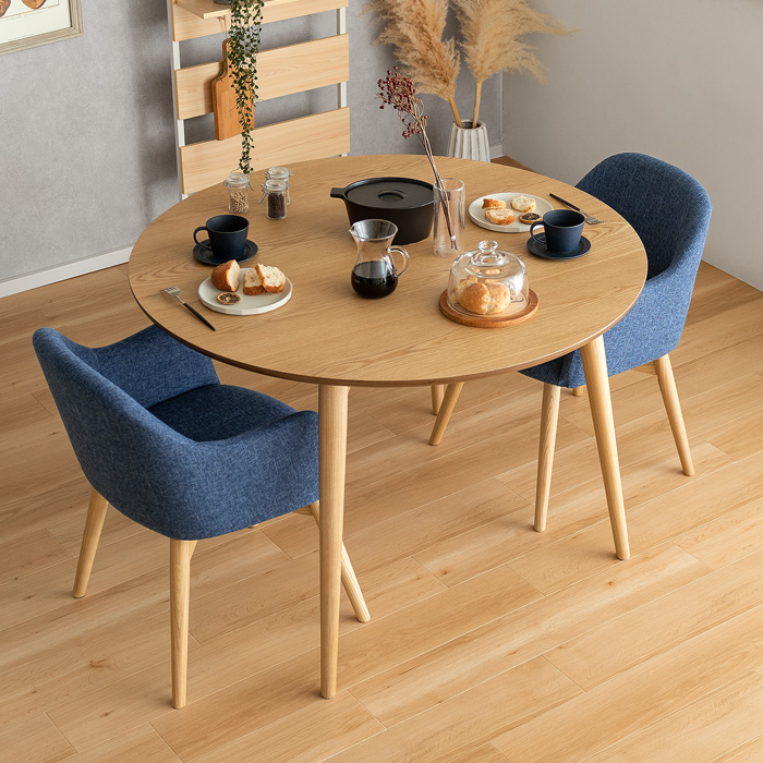 4人用 ウッドダイニング Calma(カルマ)円形テーブル単体販売 | 家具