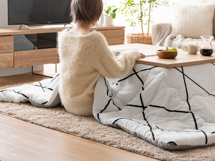 ベニワレン柄薄掛けこたつ布団 ROCCA(ロッカ)長方形 190×240cm | 家具