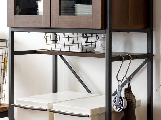 ゴミ箱上収納 Elena (エレナ) スリムタイプ | 家具・インテリア通販