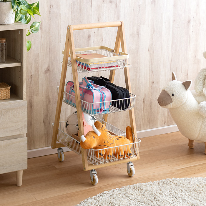 キャリーバスケットワゴン LIV(リヴ) Mサイズ | 家具・インテリア通販
